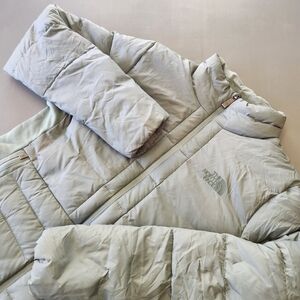 North Face Women's Evelu Hybrid Jacket 550 Down XL Balsam Green Ski Snowboard